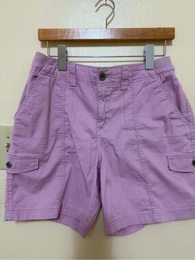 Lavender Cargo Shorts
